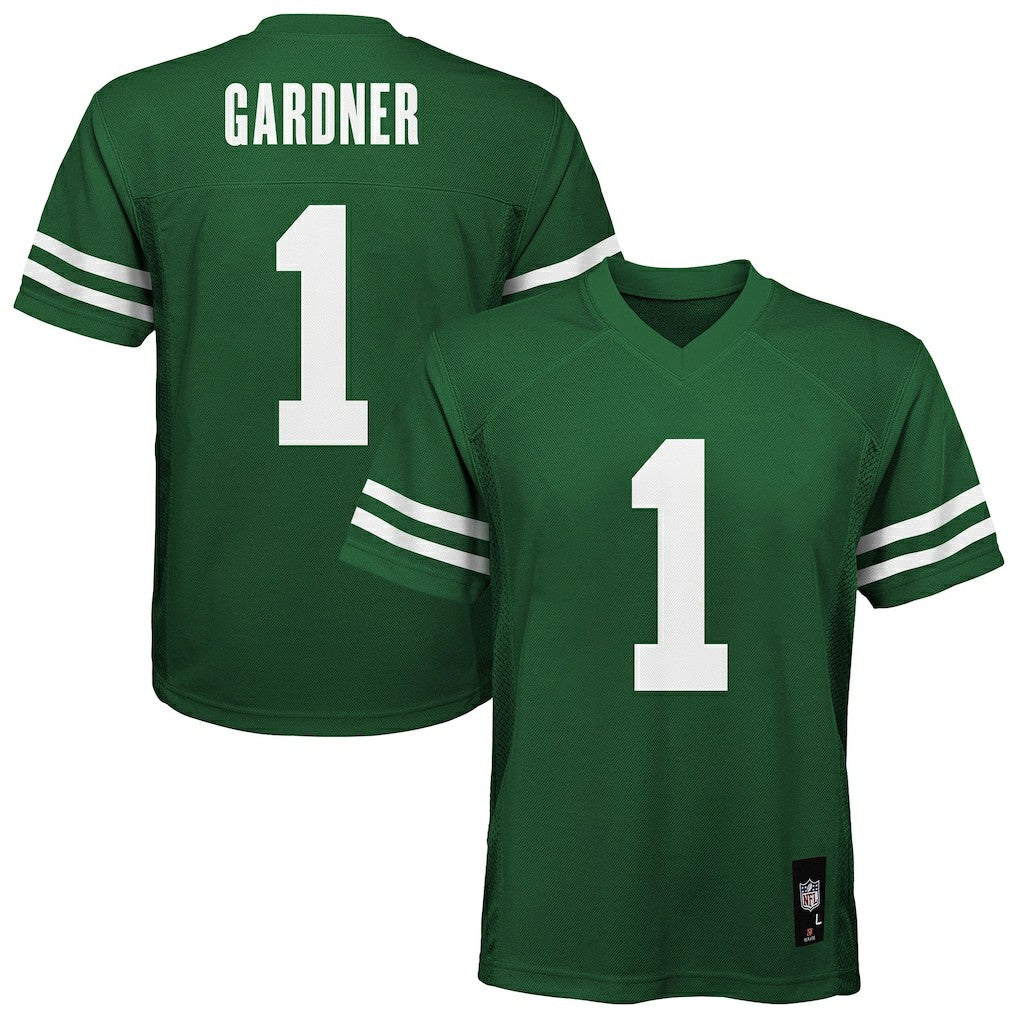 NFL New York Jets Ahmad Sauce Gardner  Youth Replica Player Jersey