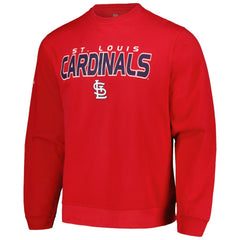 St. Louis Cardinals Stitches Pullover Sweatshirt - Red