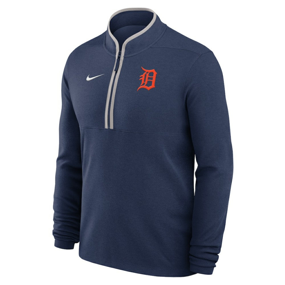 Detroit Tigers Dri-FIT Victory Half-Zip Pullover - Navy | Nike