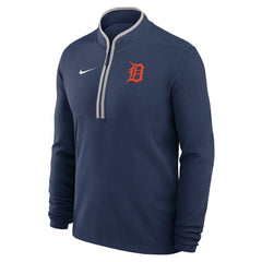 Detroit Tigers Dri-FIT Victory Half-Zip Pullover - Navy | Nike
