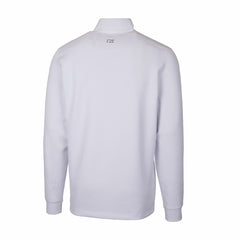 Cleveland Guardians Cutter & Buck Traverse Stretch Quarter-Zip Pullover Top - White