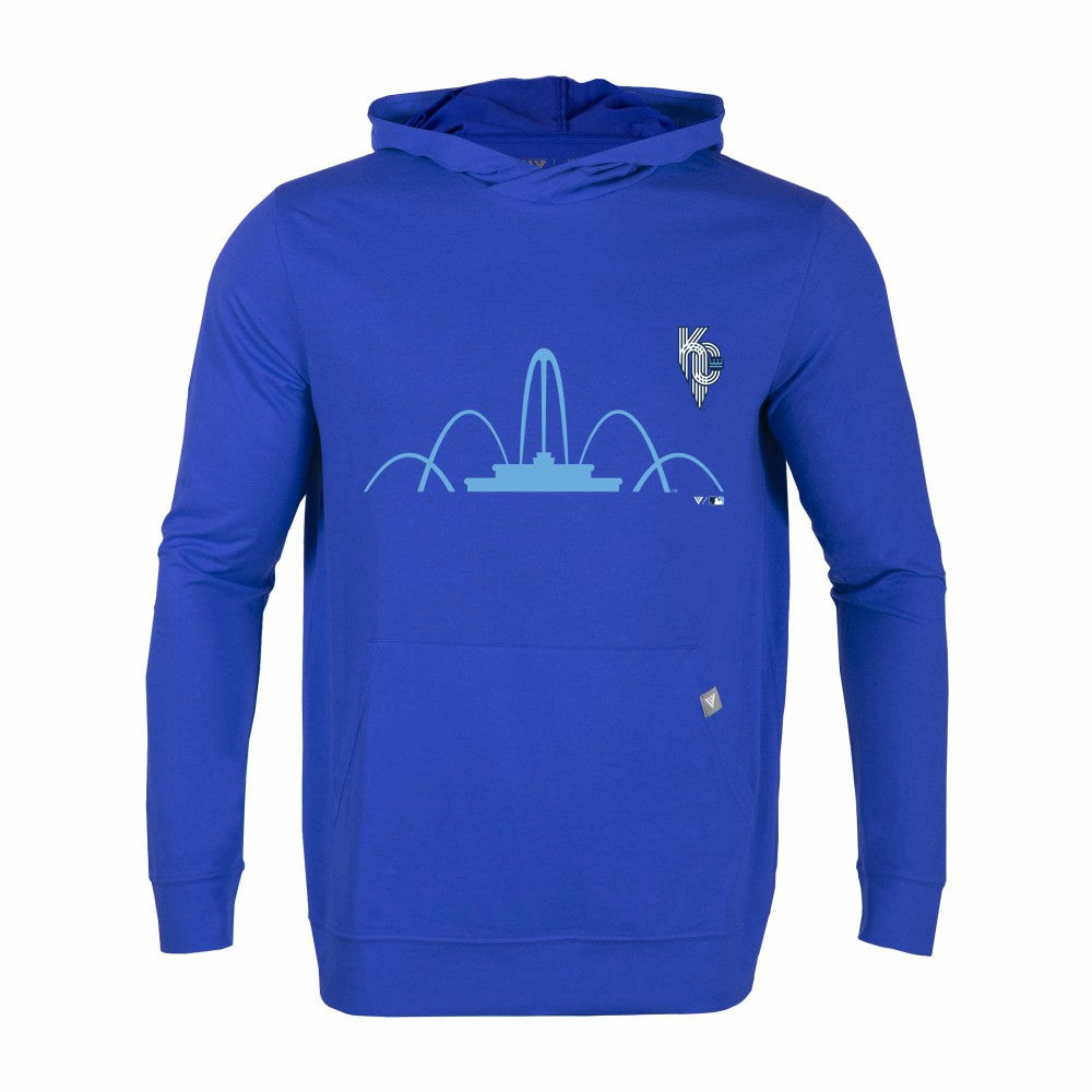 Kansas City Royals Levelwear City Connect Relay Core Logo Pullover Hoodie - Royal