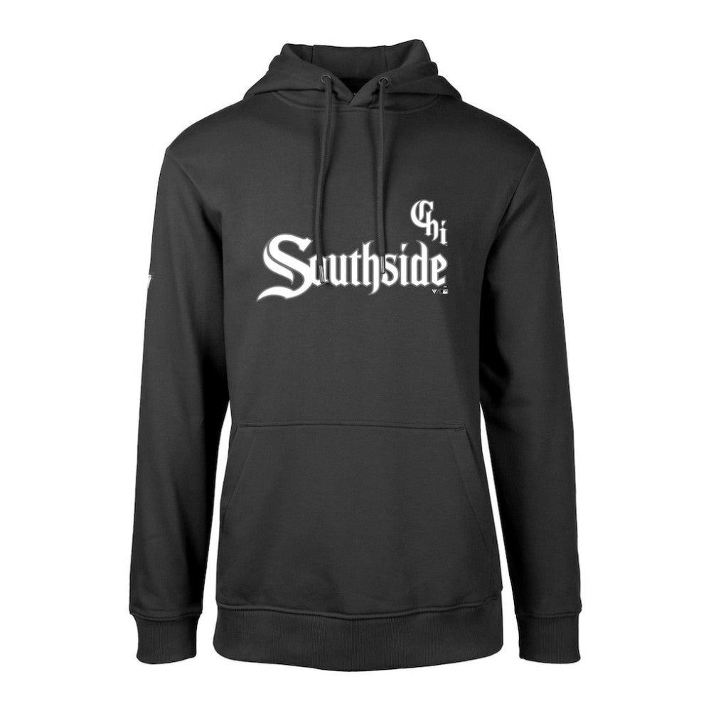 Chicago White Sox Levelwear City Connect Podium Core Logo Pullover Hoodie - Black