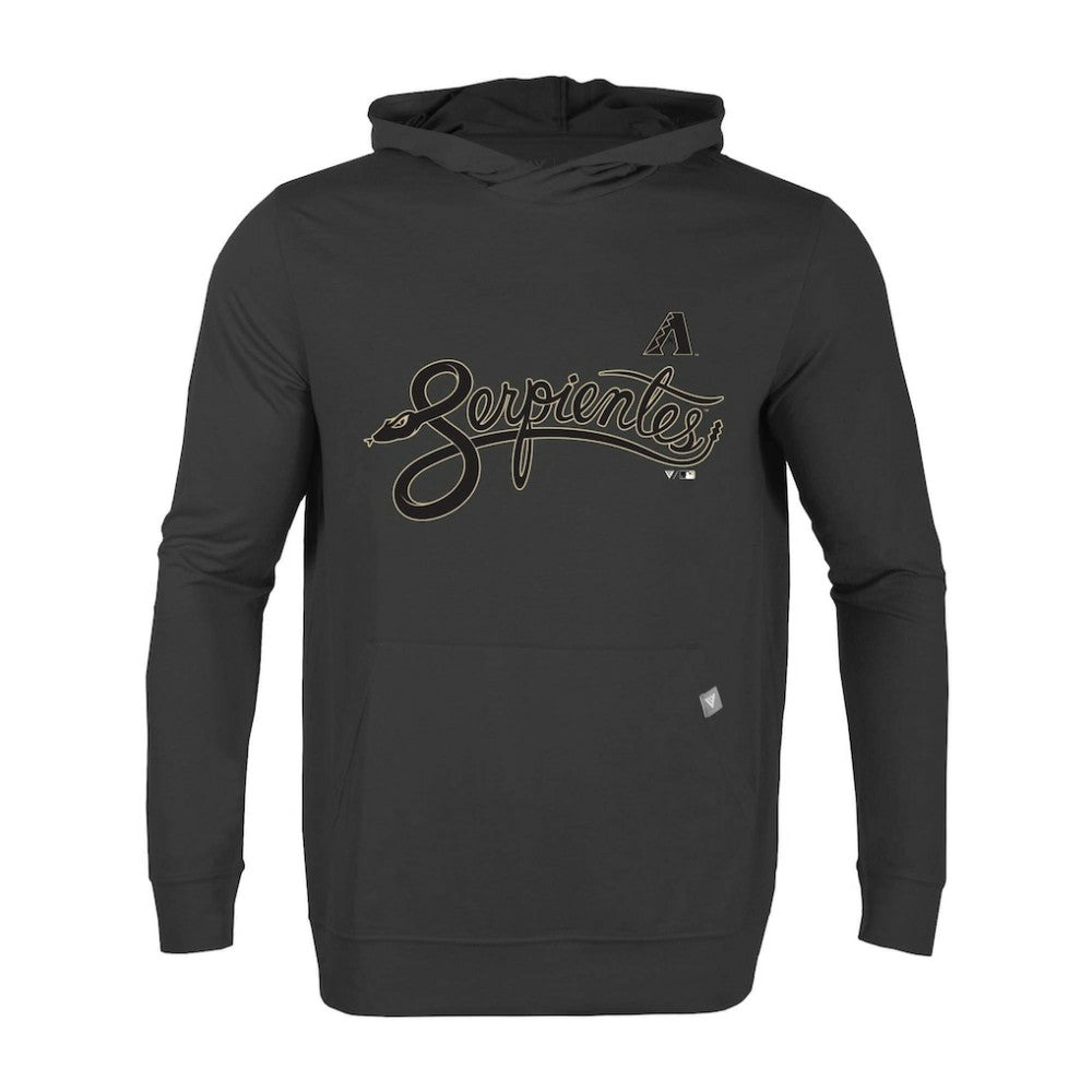 Arizona Diamondbacks Levelwear City Connect Relay Core Logo Pullover Hoodie - Black