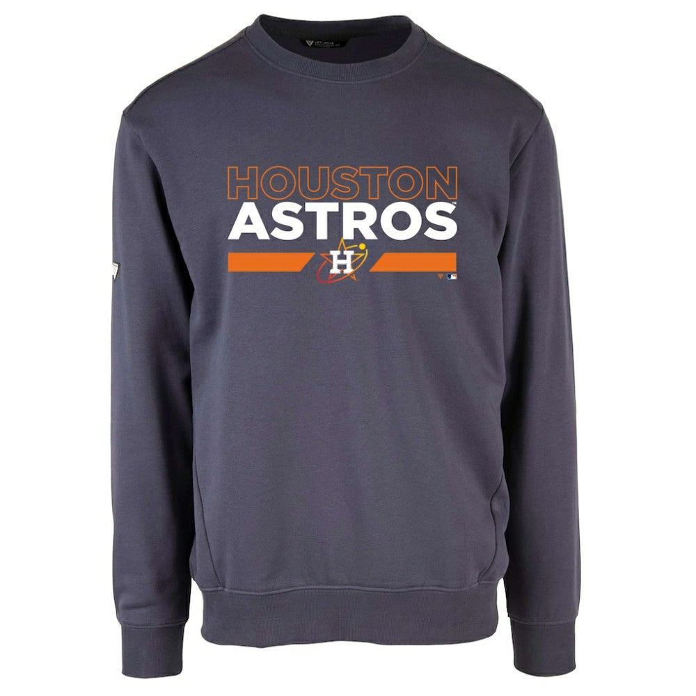 Houston Astros Levelwear City Connect Zane No Hitter Pullover Sweatshirt - Navy