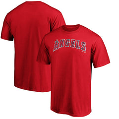 Los Angeles Angels Official Team Wordmark T-Shirt - Red