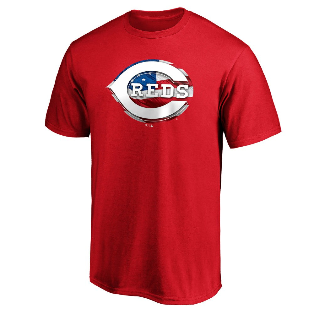 Cincinnati Reds Banner Wave T-Shirt - Red