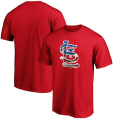 St. Louis Cardinals Banner Wave T-Shirt - Red