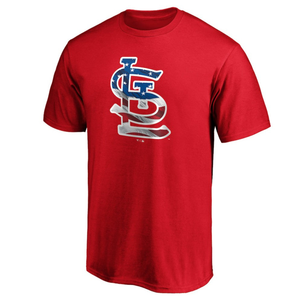 St. Louis Cardinals Banner Wave T-Shirt - Red