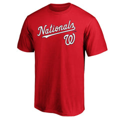 Washington Nationals Team Lockup T-Shirt - Red