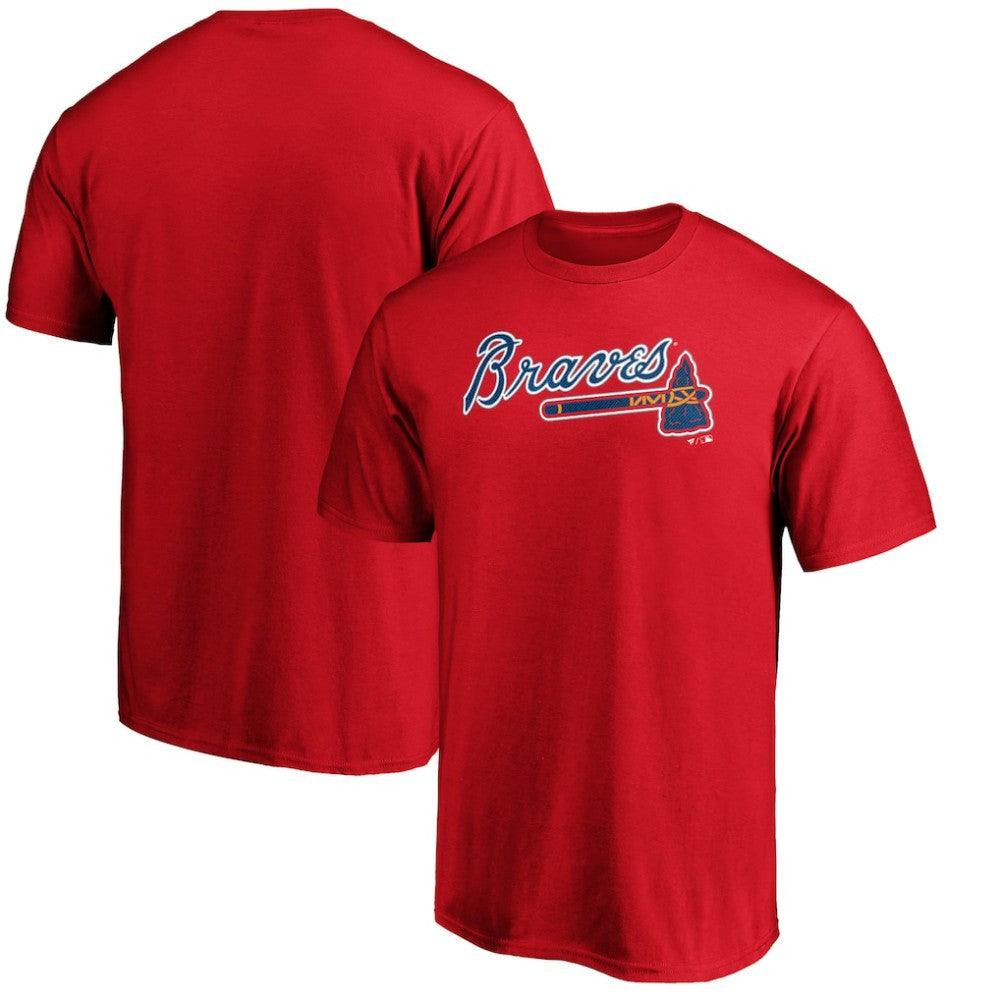 Atlanta Braves Official Team Wordmark T-Shirt - Red