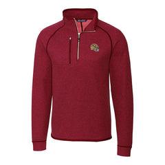 NFL San Francisco 49ers Cutter & Buck Helmet Mainsail Sweater-Knit Half-Zip Pullover Jacket