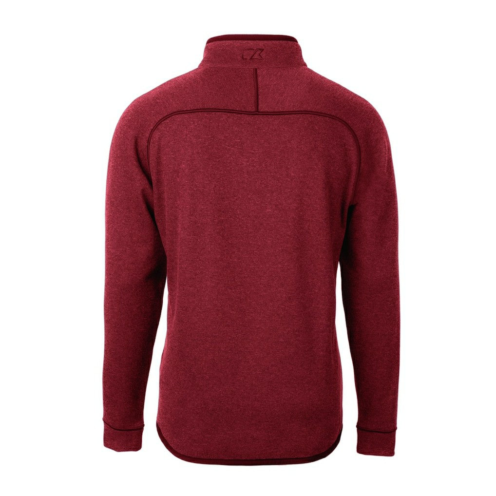 NFL Kansas City Chiefs Cutter & Buck Helmet Mainsail Sweater-Knit Half-Zip Pullover Jacket