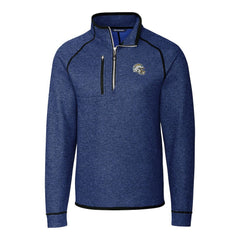 NFL Los Angeles Chargers Cutter & Buck Helmet Mainsail Sweater-Knit Half-Zip Pullover Jacket