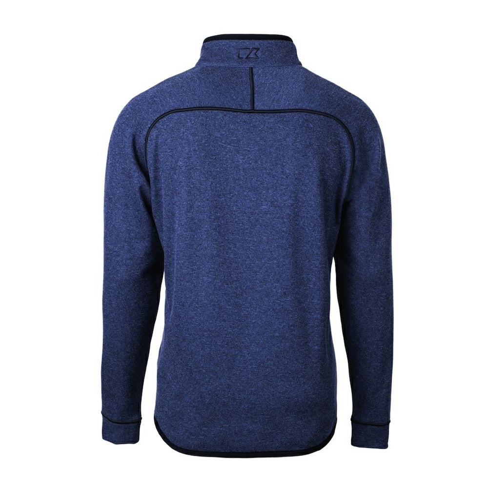 NFL Los Angeles Chargers Cutter & Buck Helmet Mainsail Sweater-Knit Half-Zip Pullover Jacket