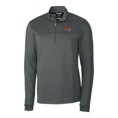 NFL Cincinnati Bengals Cutter & Buck Traverse Stripe Stretch Quarter-Zip Pullover Top
