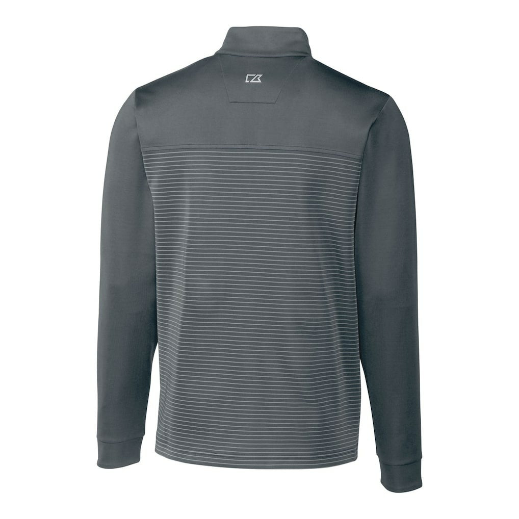 NFL Cincinnati Bengals Cutter & Buck Traverse Stripe Stretch Quarter-Zip Pullover Top