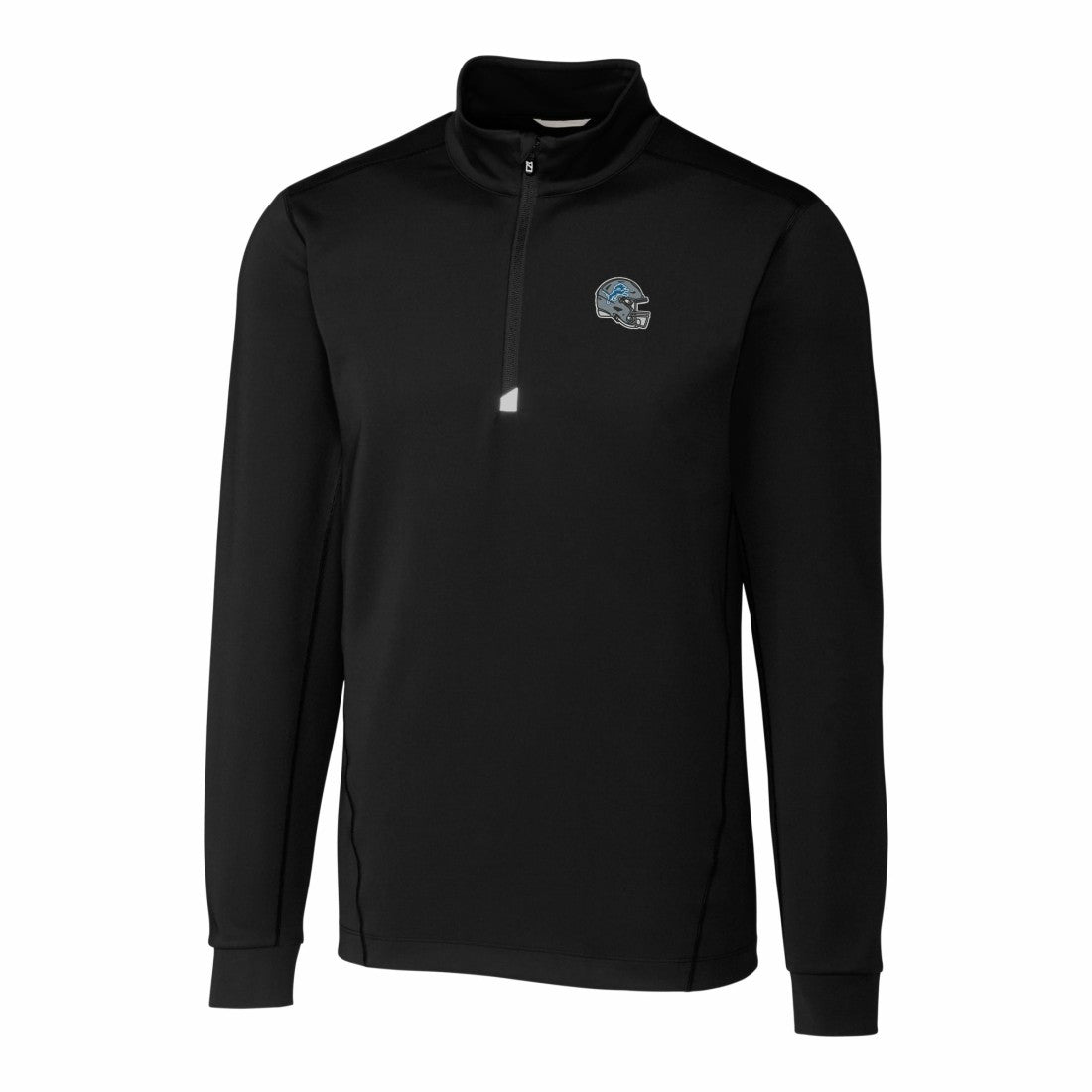 NFL Detroit Lions Cutter & Buck Helmet Traverse Stretch Quarter-Zip Pullover Top