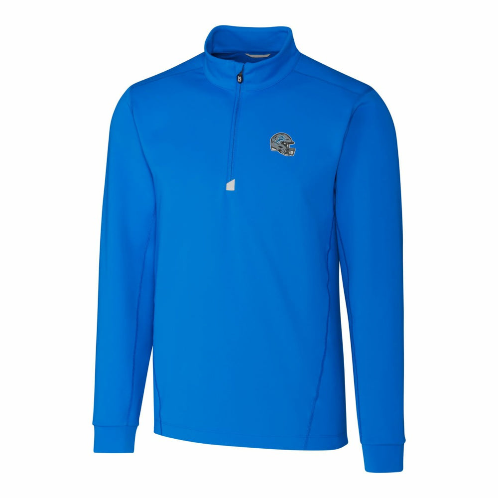 NFL Detroit Lions Cutter & Buck Helmet Traverse Stretch Quarter-Zip Pullover Top