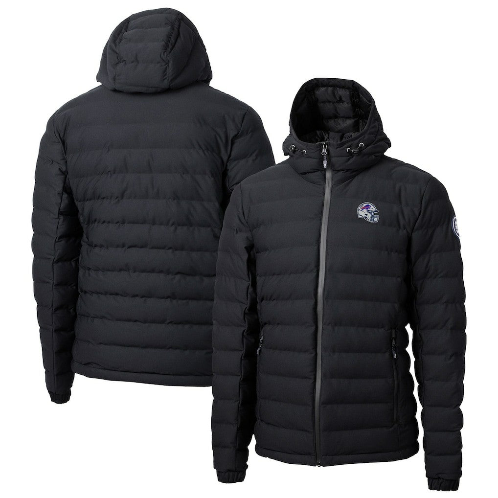 NFL Buffalo Bills Cutter & Buck Helmet Mission Ridge Repreve Eco Insulated Puffer Full-Zip Jacket
