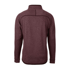 NFL Washington Commanders Cutter & Buck Helmet Mainsail Sweater-Knit Half-Zip Pullover Jacket