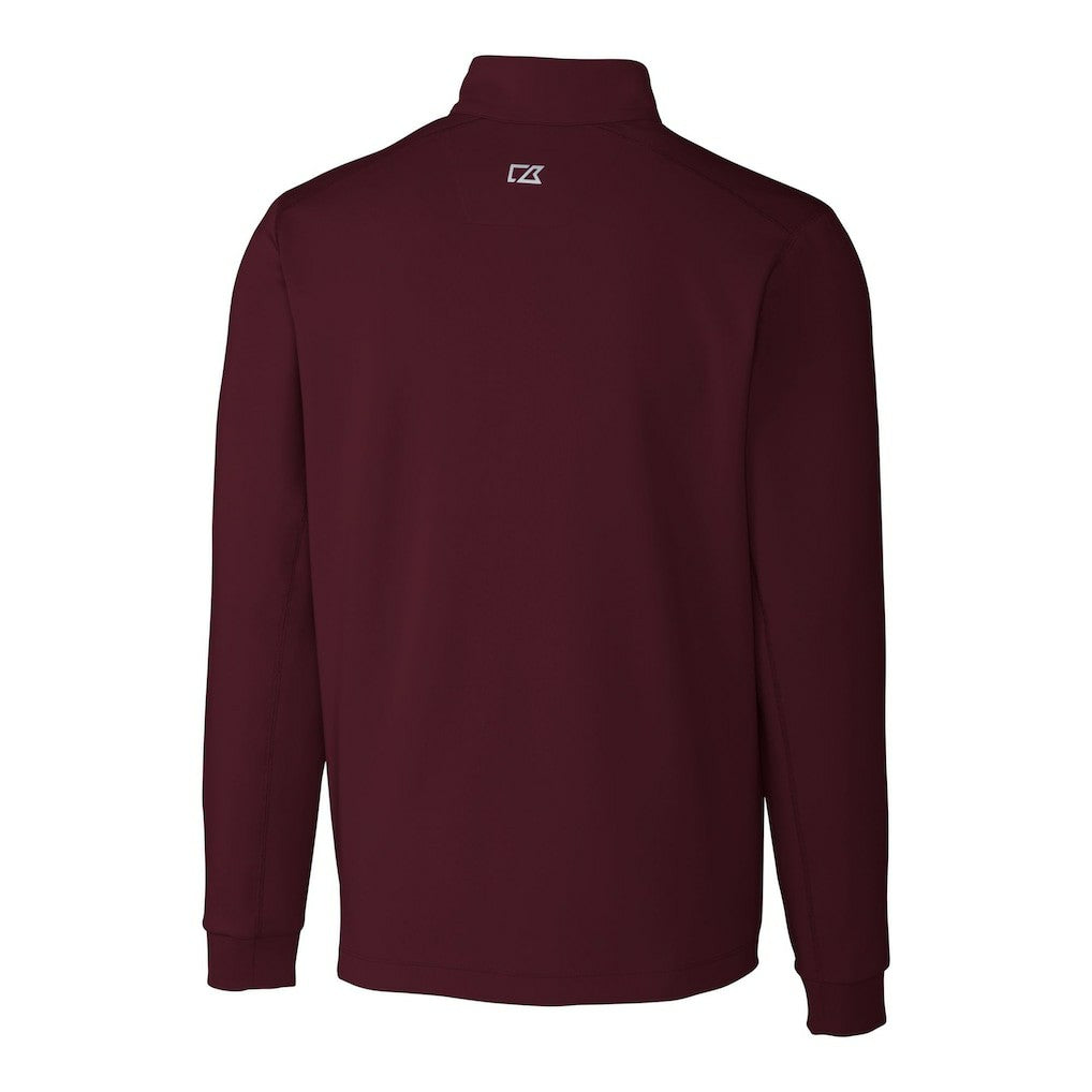NFL Washington Commanders Cutter & Buck Helmet Traverse Stretch Quarter-Zip Pullover Top