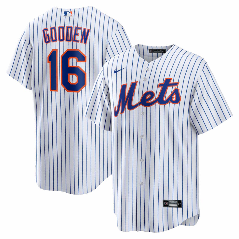 Dwight Gooden New York Mets Home Retired Player Replica Jersey - White | Nike