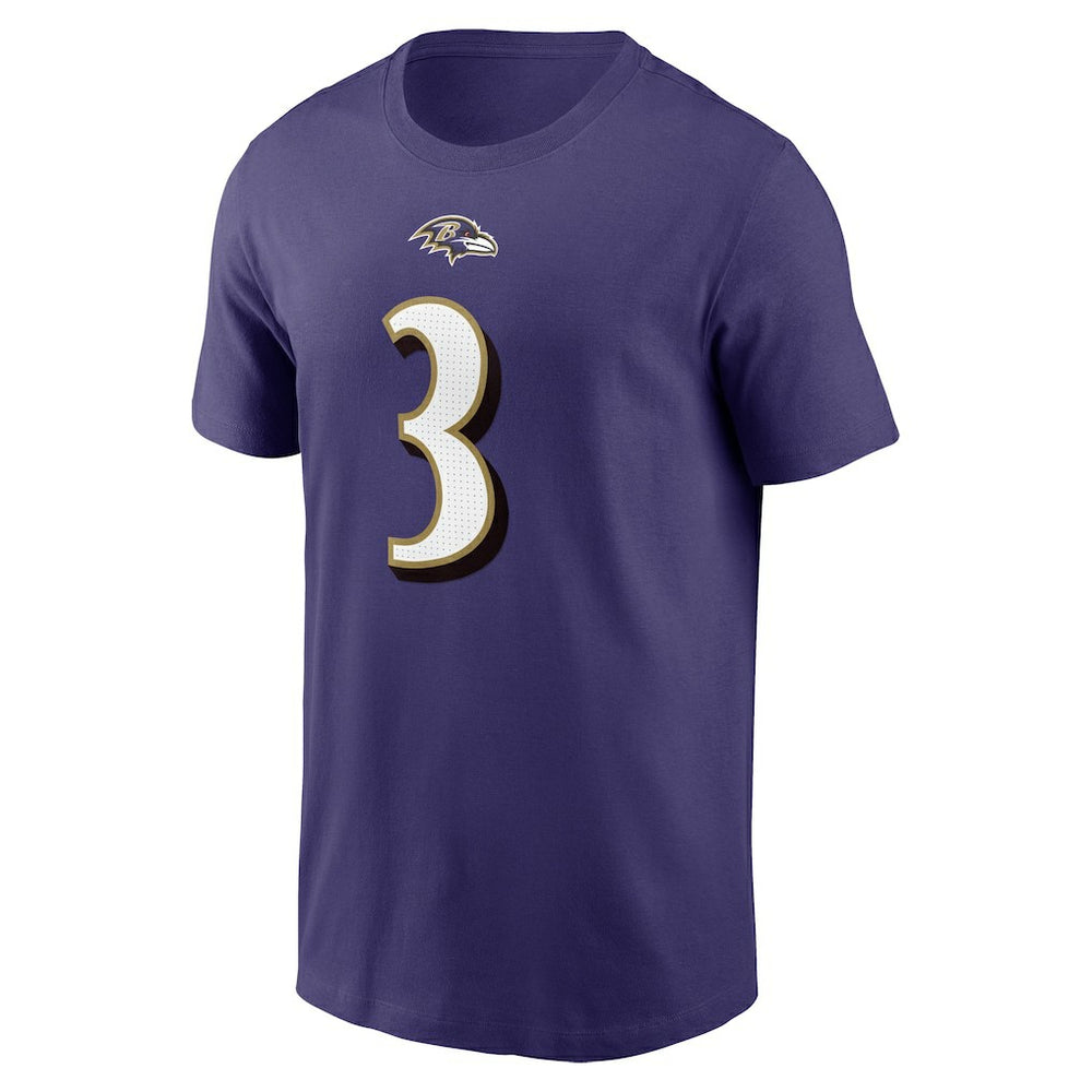 NFL Baltimore Ravens Odell Beckham Jr.  Player Name & Number T-Shirt