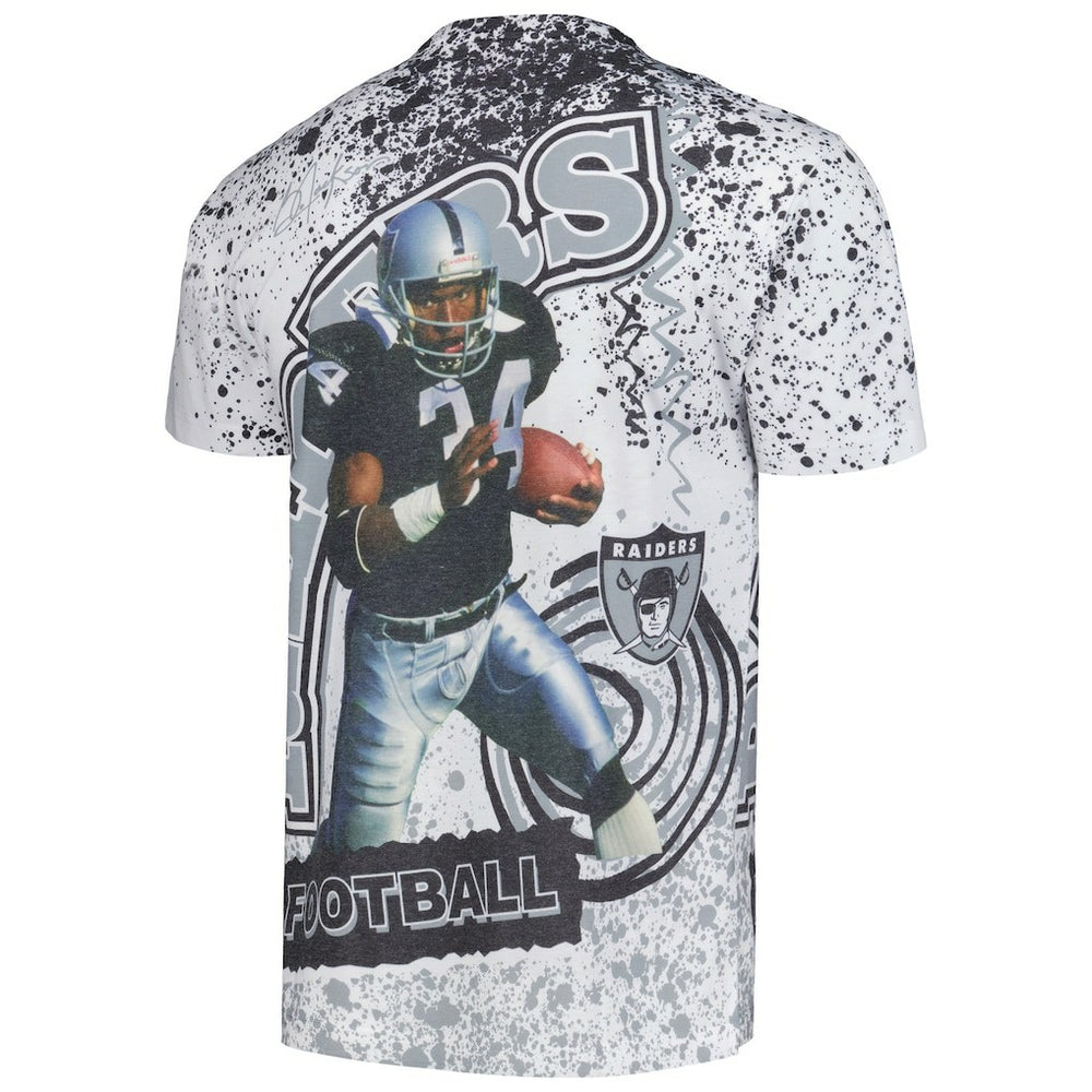 NFL Las Vegas Raiders Bo Jackson  Retired Player Name & Number Burst T-Shirt