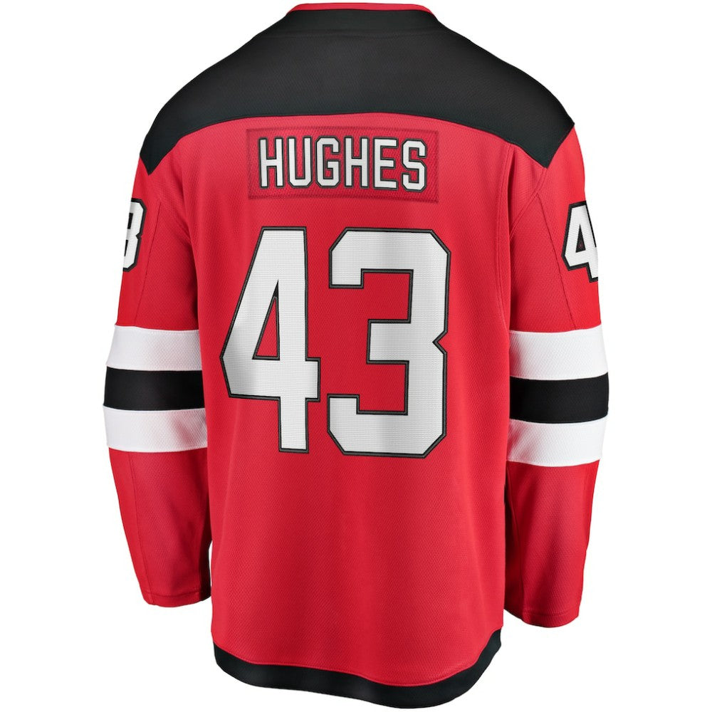 Luke Hughes New Jersey Devils Fanatics Home Breakaway Player Jersey