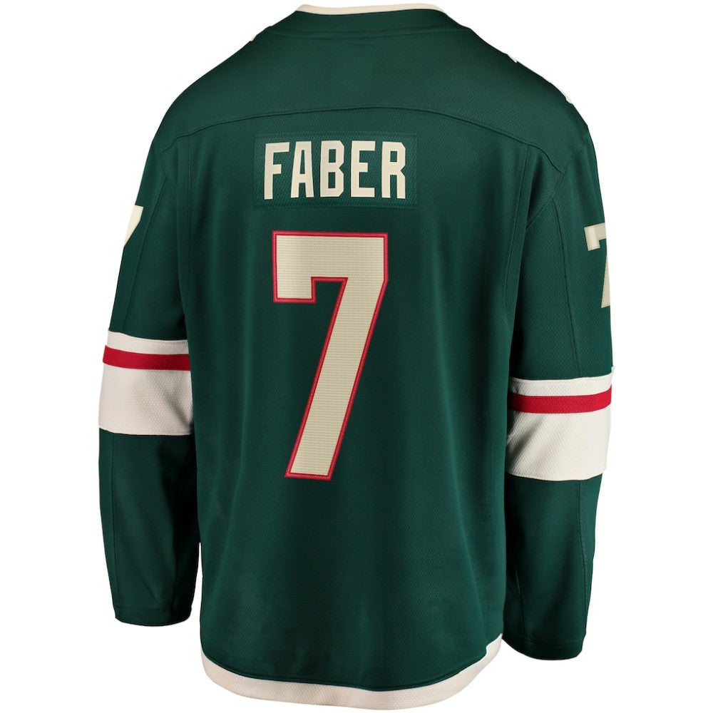 Brock Faber Minnesota Wild Fanatics Home Breakaway Player Jersey