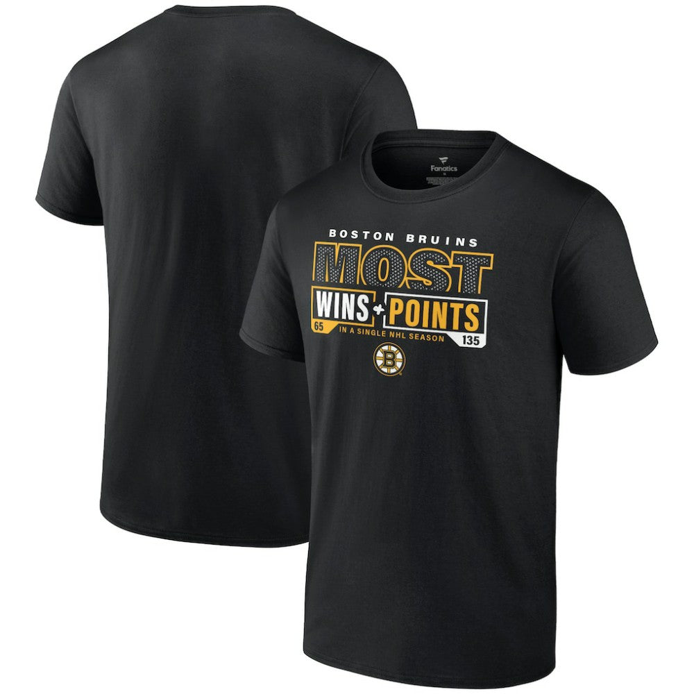 Boston Bruins Most Ever NHL Wins & Points T-Shirt