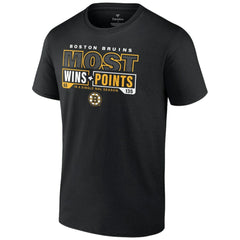 Boston Bruins Most Ever NHL Wins & Points T-Shirt