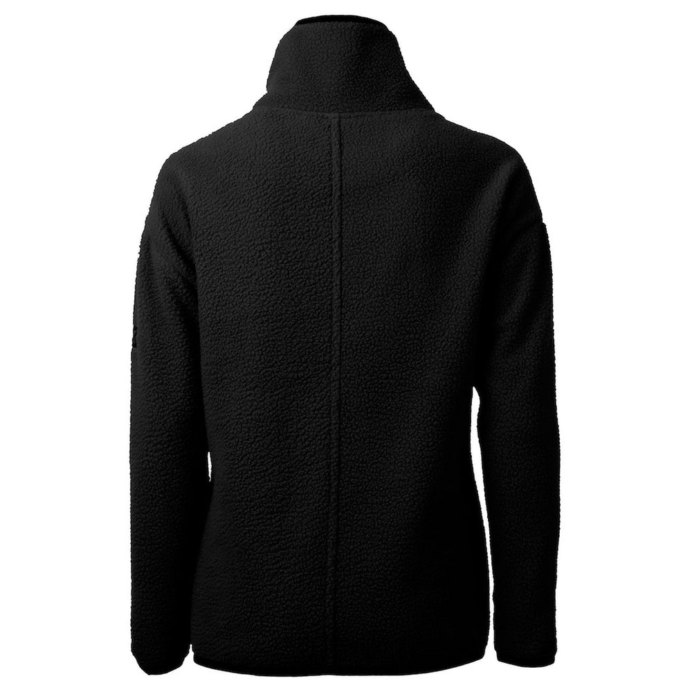 NFL Carolina Panthers Cutter & Buck Women's Helmet Logo Cascade Eco Sherpa Fleece Half-Zip Pullover Jacket