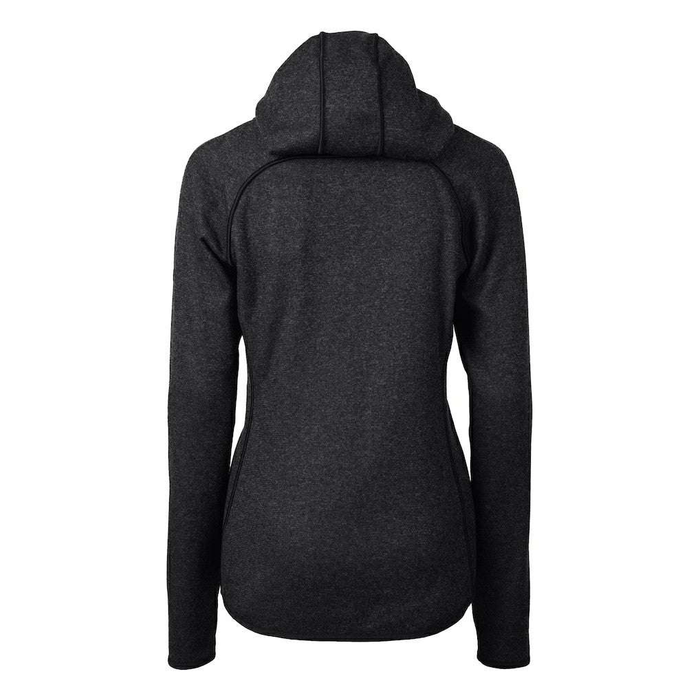 NFL New Orleans Saints Cutter & Buck Women's Helmet Logo Mainsail Sweater-Knit Full-Zip Hoodie