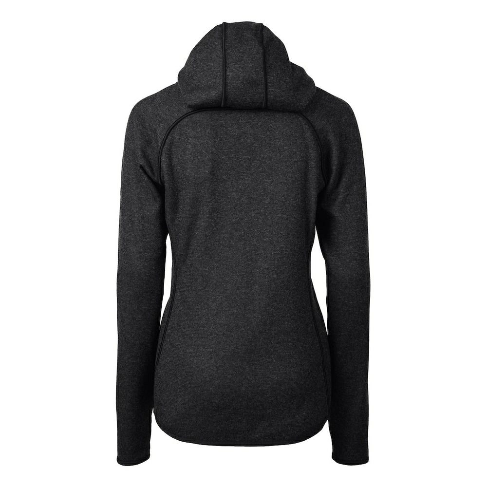 NFL New Orleans Saints Cutter & Buck Women's Helmet Logo Mainsail Sweater-Knit Full-Zip Hoodie