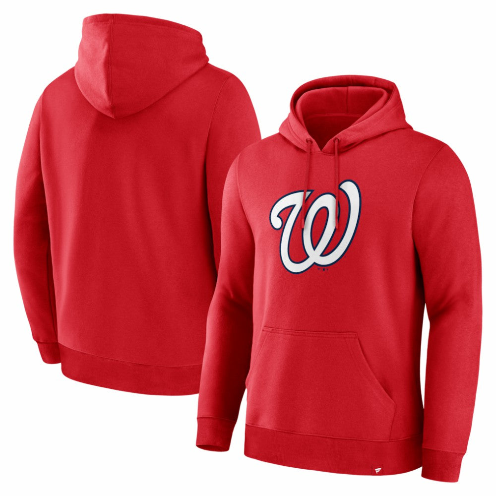 Washington Nationals Primary Logo Legacy Hoodie - Red