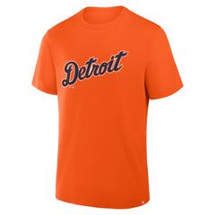 Detroit Tigers Wordmark Legacy T-Shirt - Orange
