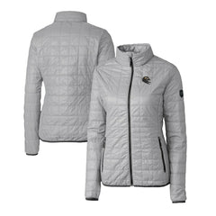 NFL Baltimore Ravens Cutter & Buck Women's Helmet Logo Rainier PrimaLoft Eco Insulated Full-Zip Puffer Jacket