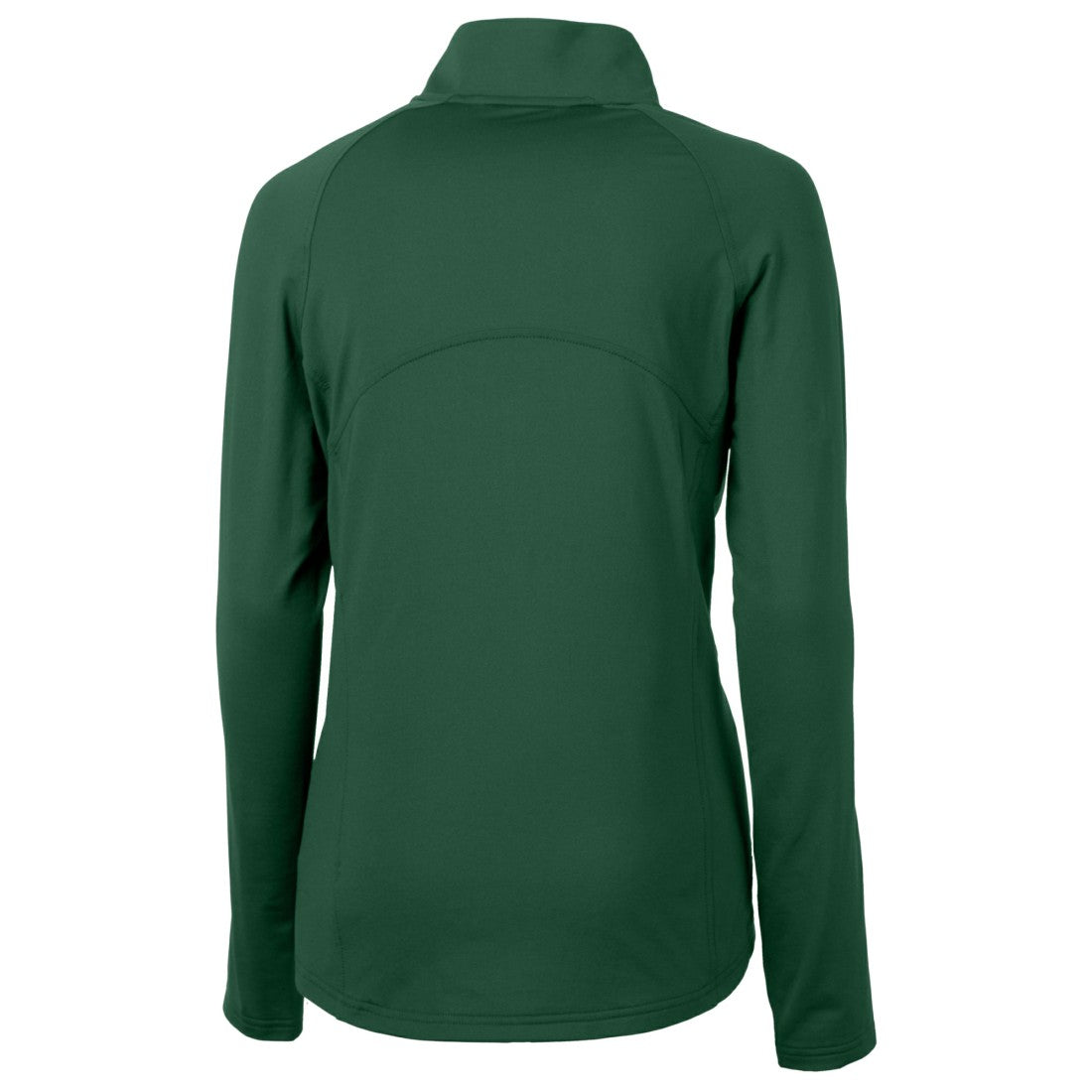 NFL Green Bay Packers Cutter & Buck Women's Helmet Logo Adapt Eco Knit Stretch Recycled Half-Zip Pullover Top