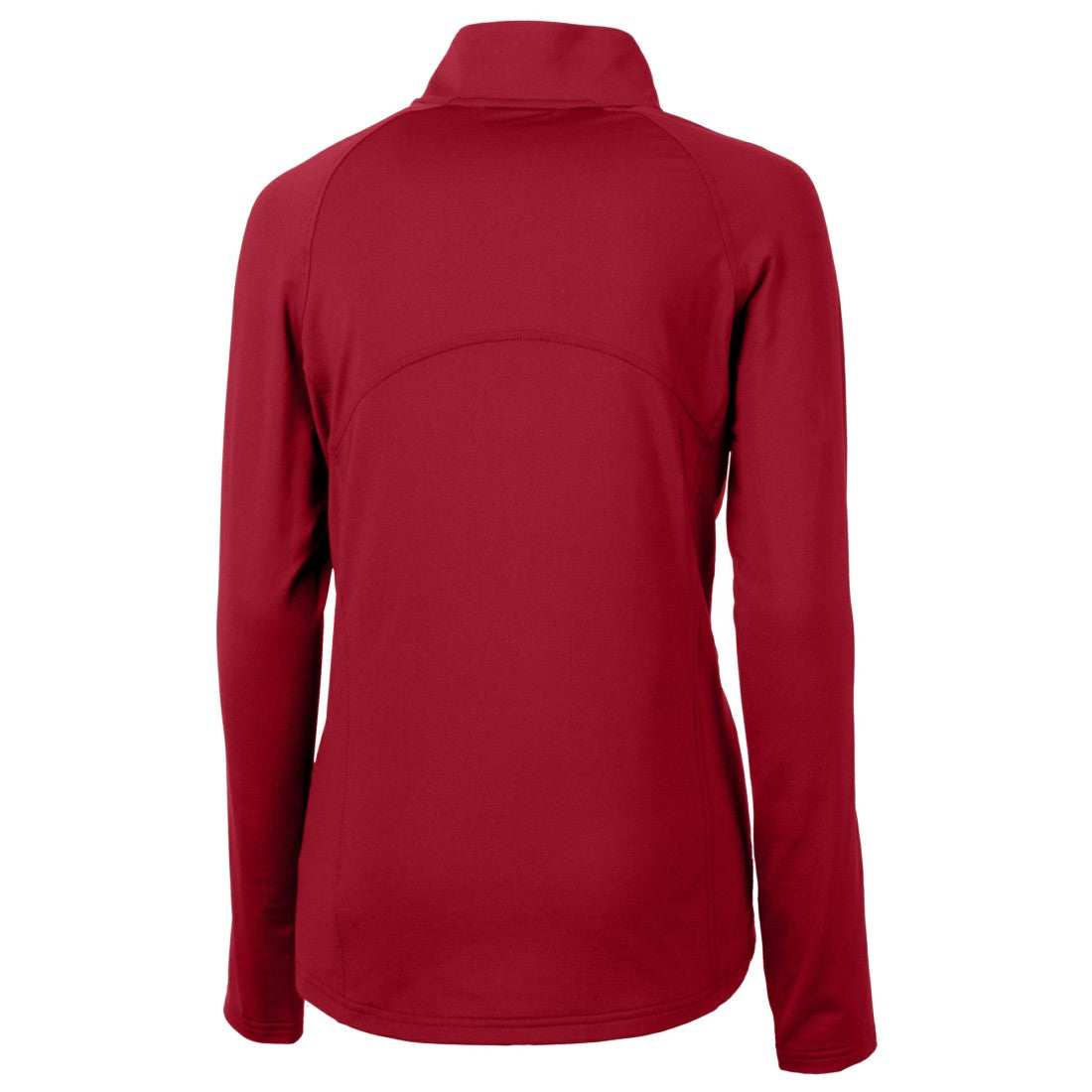 NFL Houston Texans Cutter & Buck Women's Helmet Logo Adapt Eco Knit Stretch Recycled Half-Zip Pullover Top