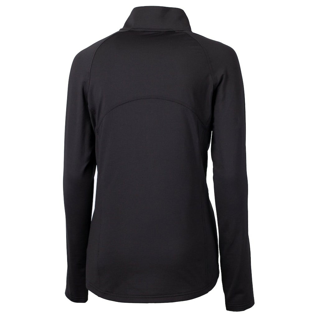 NFL Washington Commanders Cutter & Buck Women's Helmet Logo Adapt Eco Knit Stretch Recycled Half-Zip Pullover Top