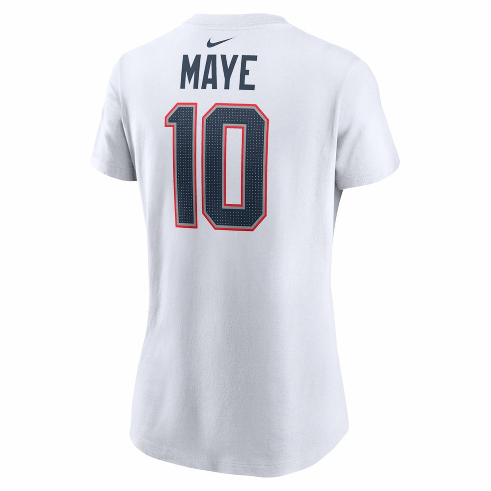 NFL New England Patriots Drake Maye  Women's Player Name & Number T-Shirt