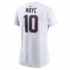 NFL New England Patriots Drake Maye  Women's Player Name & Number T-Shirt
