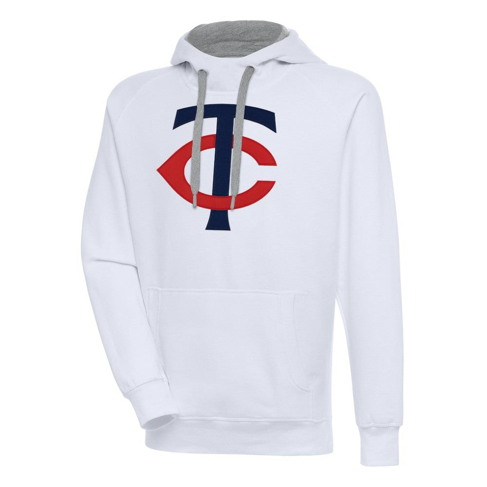 Minnesota Twins Antigua Victory Pullover Hoodie - White