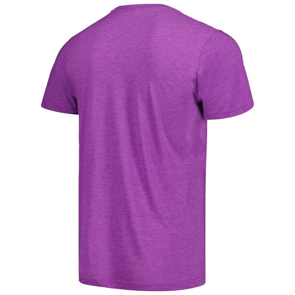 Colorado Rockies Homage Doodle Collection Blake St. Bombers Tri-Blend T-Shirt - Purple