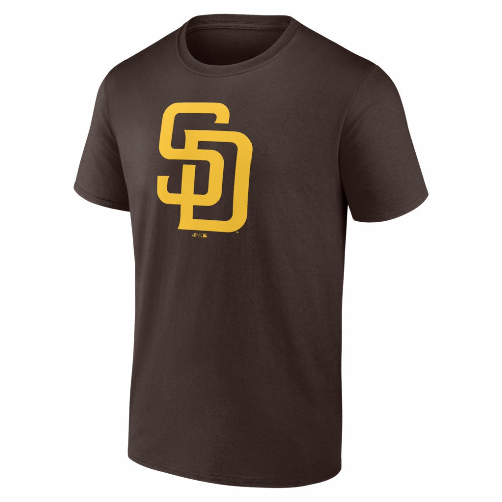 San Diego Padres Logo Athletic Official Logo T-Shirt - Brown