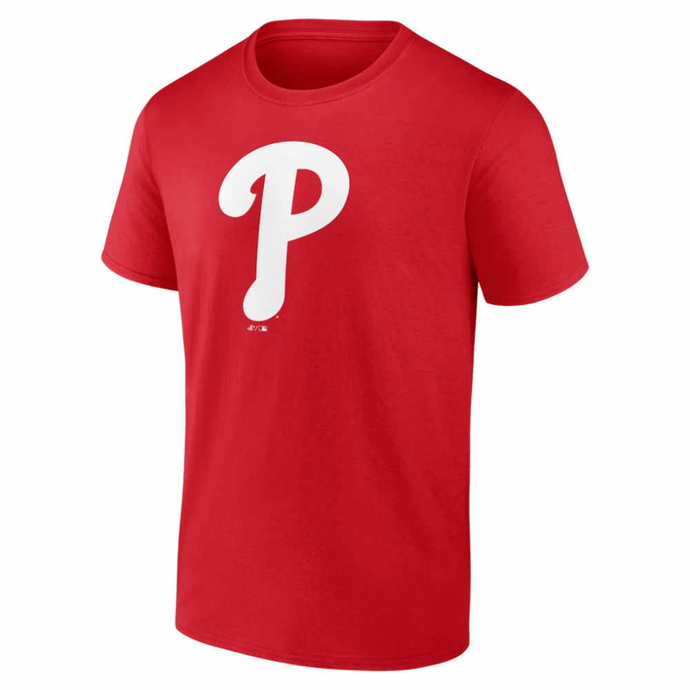 Philadelphia Phillies Logo Athletic Official Logo T-Shirt - Red
