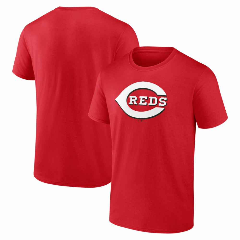 Cincinnati Reds Logo Athletic Official Logo T-Shirt - Red