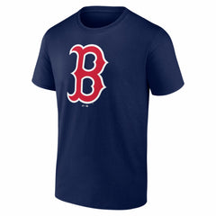 Boston Red Sox Logo Athletic Official Logo T-Shirt - Navy